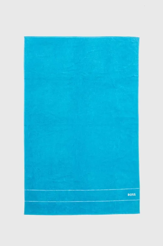 голубой Полотенце BOSS Plain River Blue 100 x 150 cm Unisex