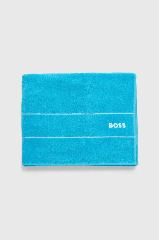 BOSS ręcznik Plain River Blue 100 x 150 cm niebieski