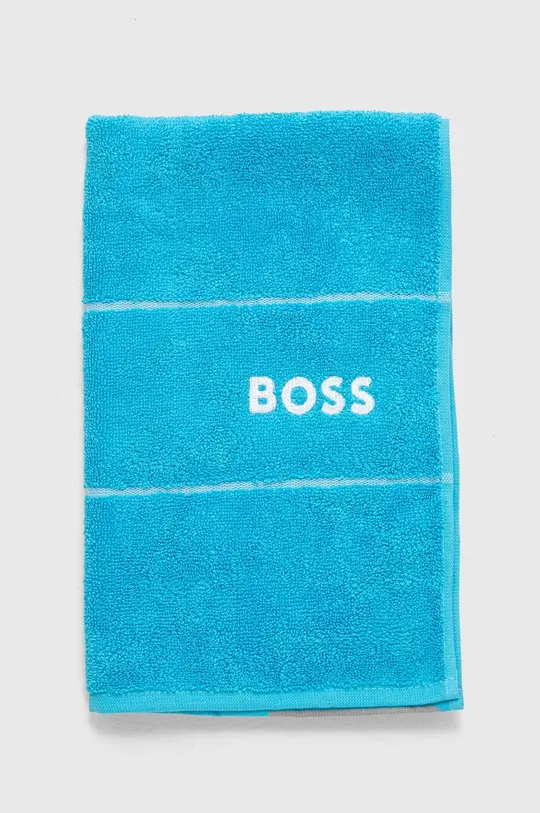 Βαμβακερή πετσέτα BOSS Plain River Blue 40 x 60 cm μπλε