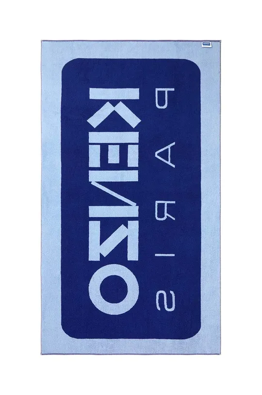 Plážová osuška Kenzo Klabel 90 x 160 cm modrá