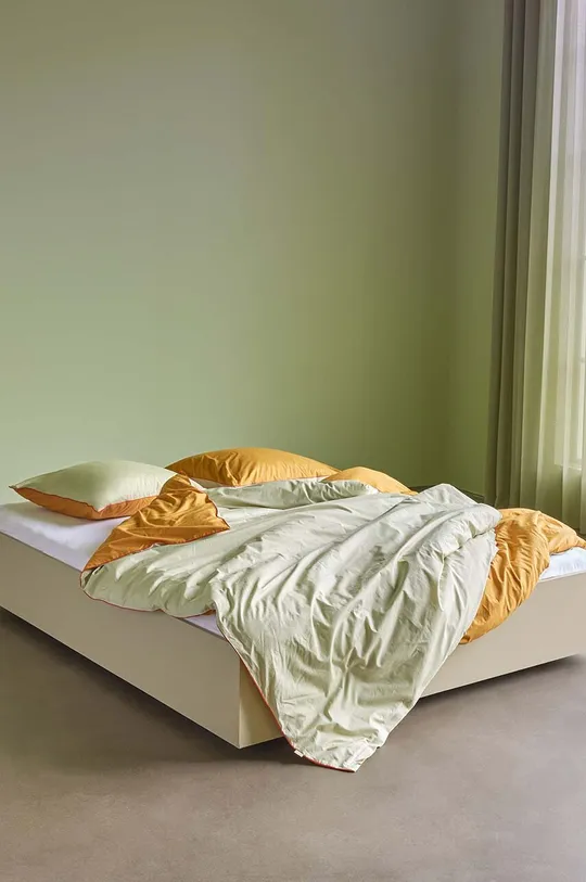Komplet bombažne posteljnine Hübsch Aki Bed Linen, 60x63/140x200 cm : 100 % Bombaž