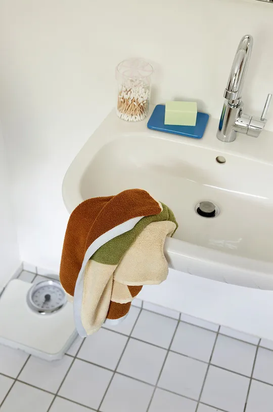 Βαμβακερή πετσέτα Hübsch Block 50x100 cm πολύχρωμο