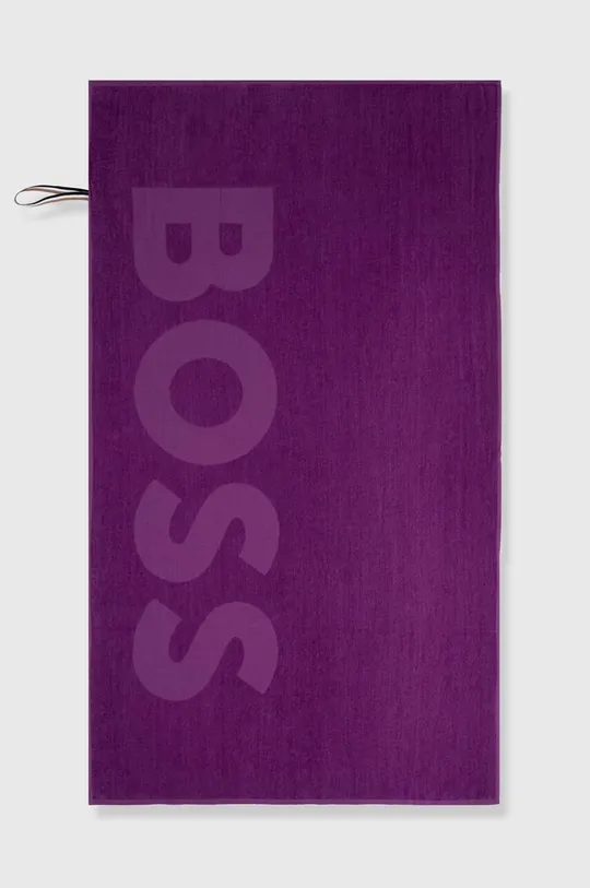 ροζ Πετσέτα παραλίας BOSS ZUMA Orchid 100 x 180 cm Unisex