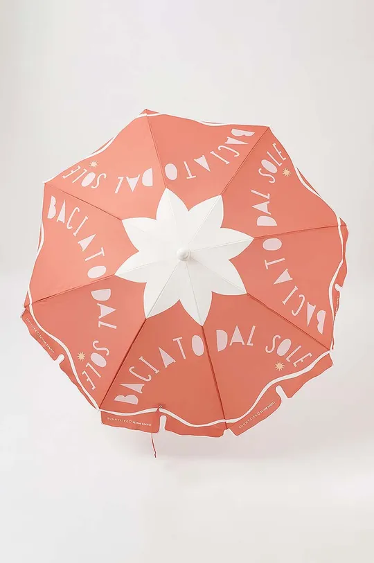 Ομπρέλα παραλίας SunnyLife Beach Umbrella Baciato Dal Sole ροζ