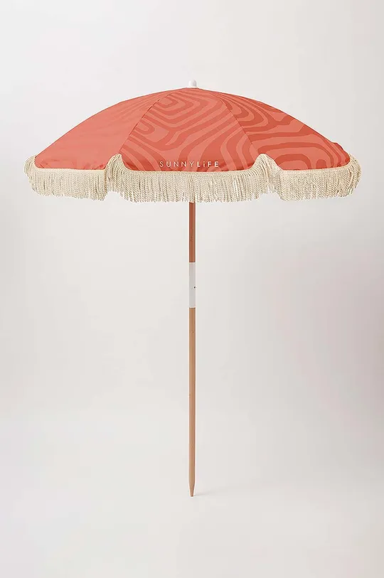 różowy SunnyLife parasol plażowy Beach Umbrella Terracotta Unisex
