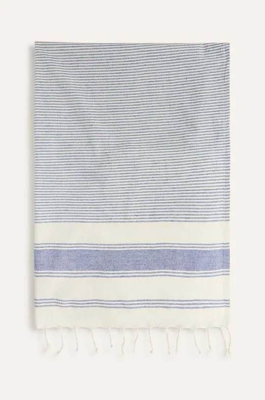 niebieski Calma House ręcznik plażowy Antibes Unisex