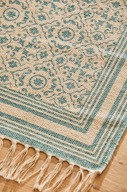 turkusowy Calma House dywan bawełniany Salermo 90 x 150 cm