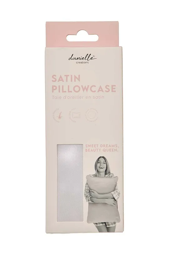 Сатинова наволочка для подушки Danielle Beauty Simply Slouch Satin Pillow білий