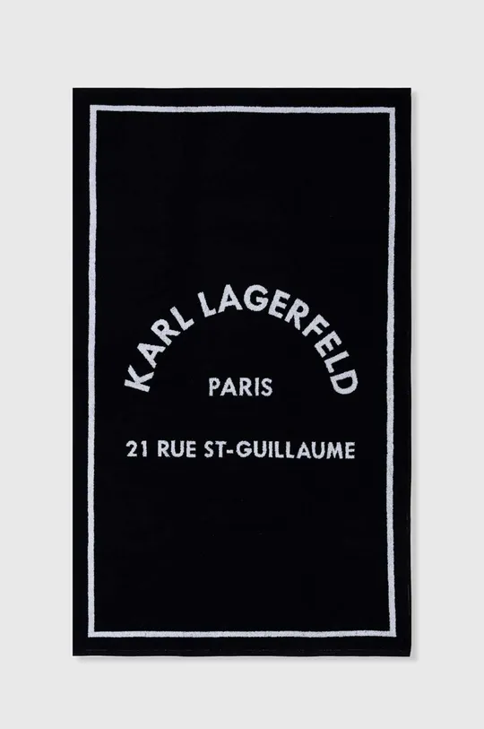μαύρο Βαμβακερή πετσέτα Karl Lagerfeld Unisex