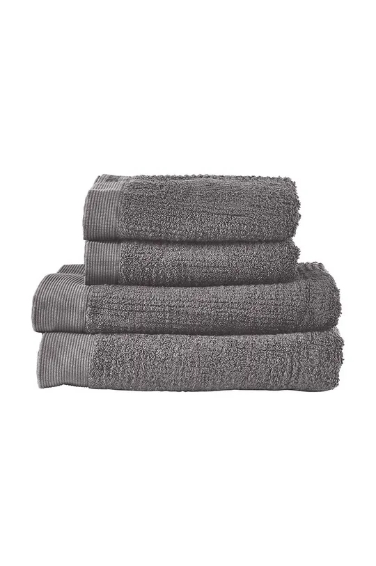 szary Zone Denmark zestaw ręczników Classic 4-pack Unisex