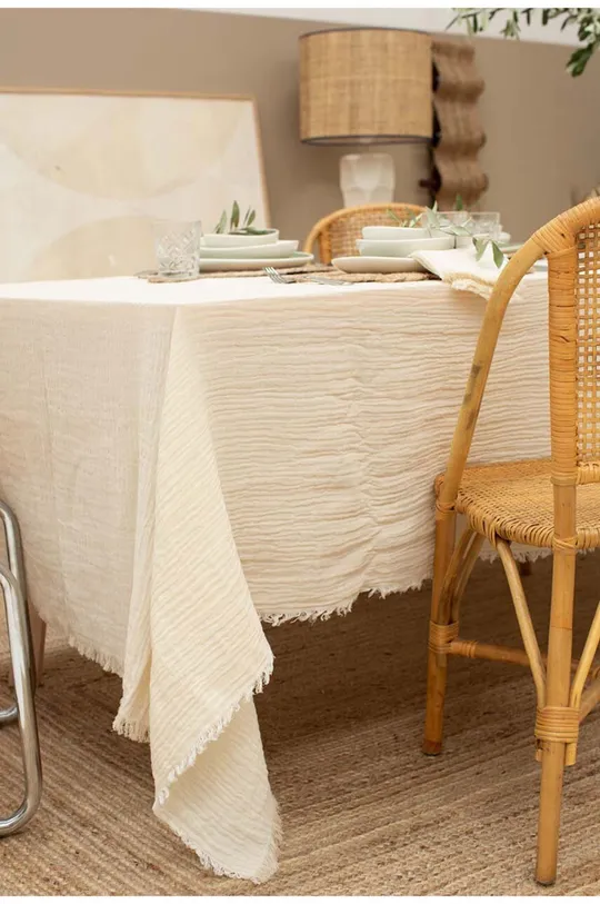 Casa Calma House tovaglia in cotone Layer 160 x 250 cm LAYER.250.CRU beige