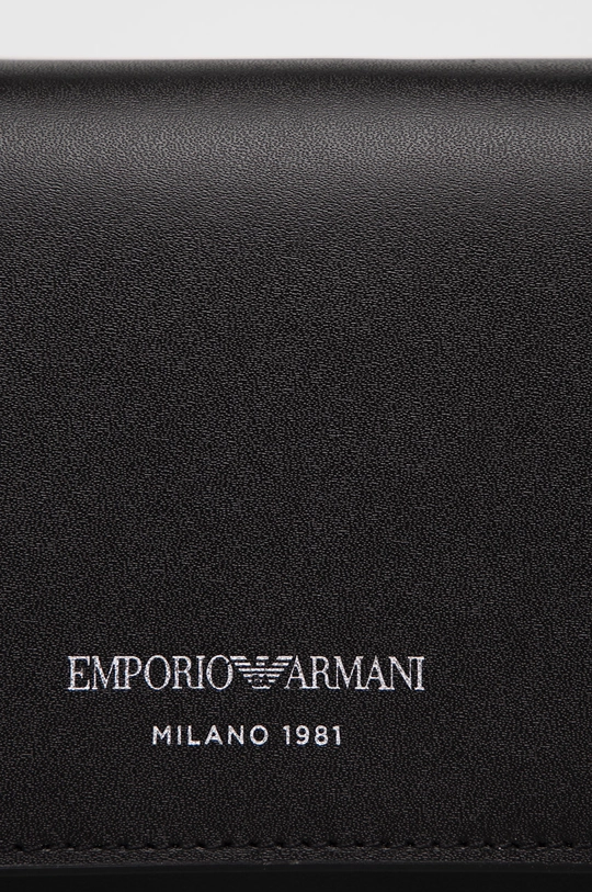 Emporio Armani Torebka skórzana Y3B157.Y263U.NOS czarny