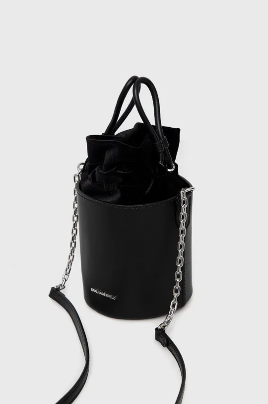 Δερμάτινη τσάντα Karl Lagerfeld  Κύριο υλικό: 100% Δέρμα βοοειδών Φόδρα: Υφαντικό υλικό