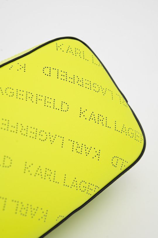 żółto - zielony Karl Lagerfeld torebka skórzana