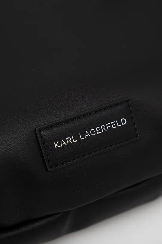 czarny Karl Lagerfeld torebka skórzana 225W3057