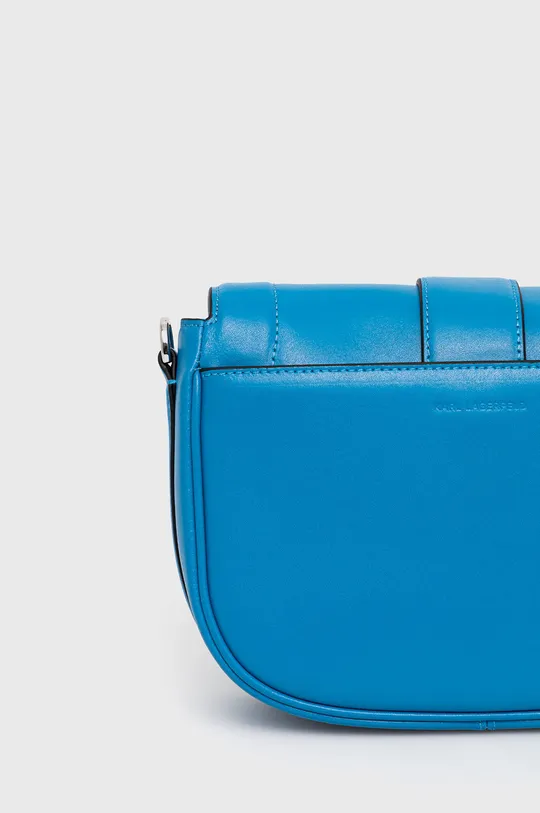 modrá Kožená kabelka Karl Lagerfeld