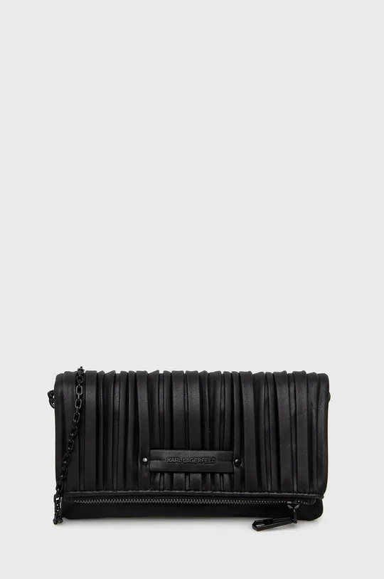 fekete Karl Lagerfeld lapos táska Női