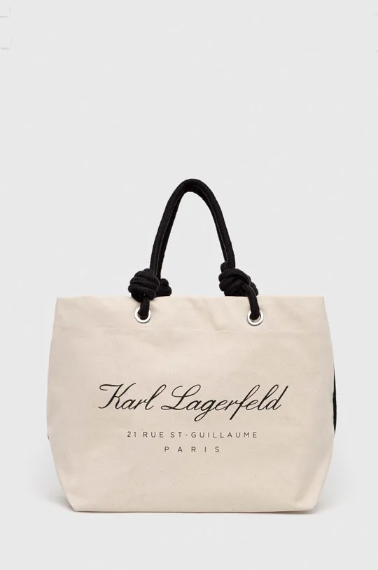 beżowy Karl Lagerfeld torba plażowa Damski