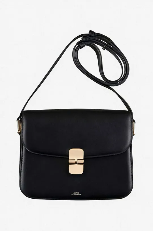black A.P.C. leather handbag Sac Grace Small Women’s