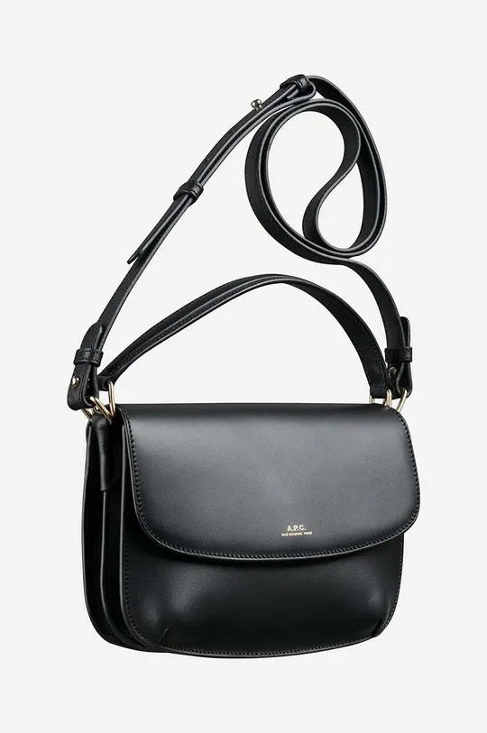 black A.P.C. leather handbag