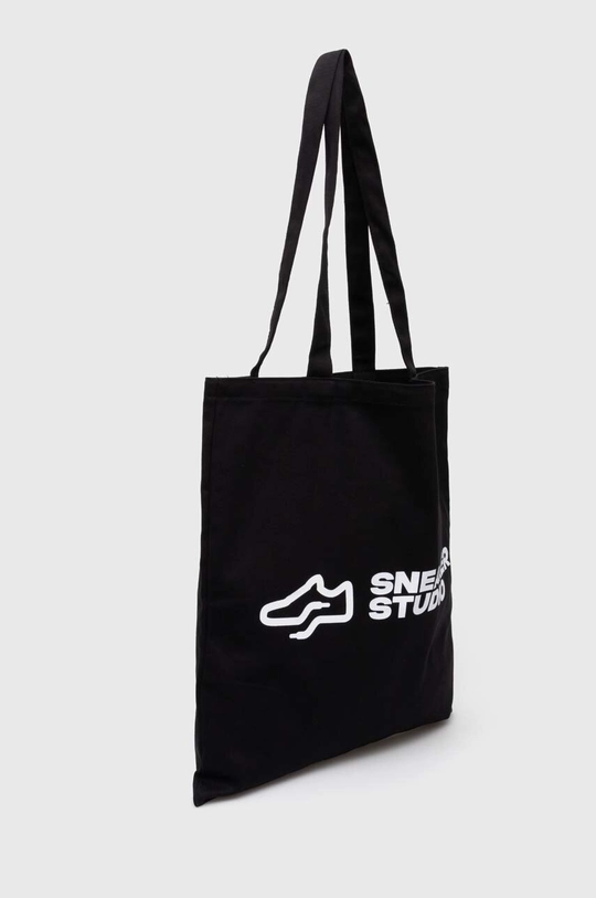 SneakerStudio borsa a mano in cotone nero