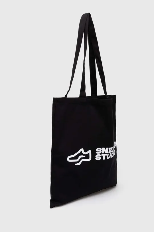 SneakerStudio cotton handbag black