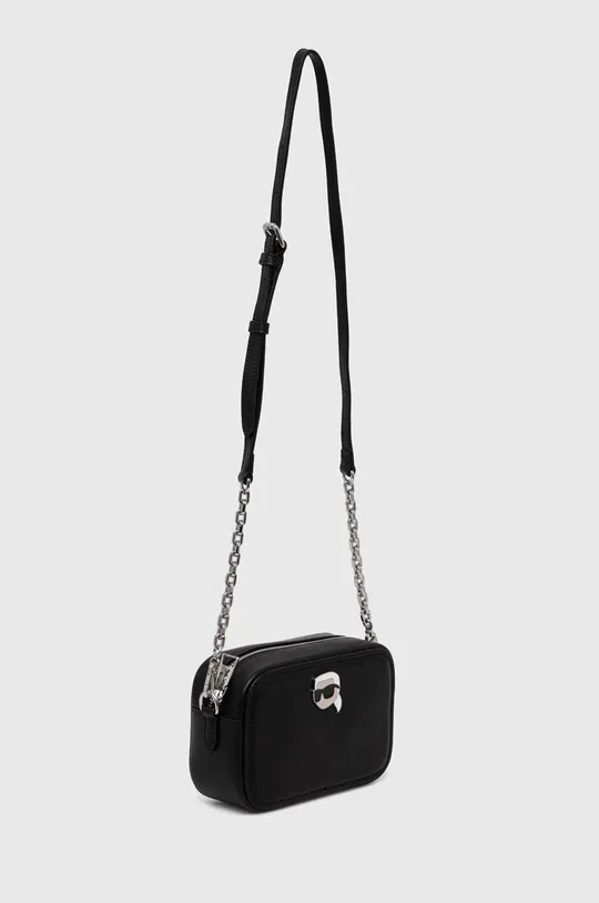 Karl Lagerfeld bőr táska fekete