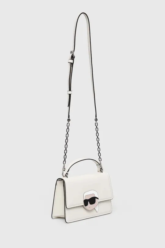 Karl Lagerfeld torebka skórzana biały