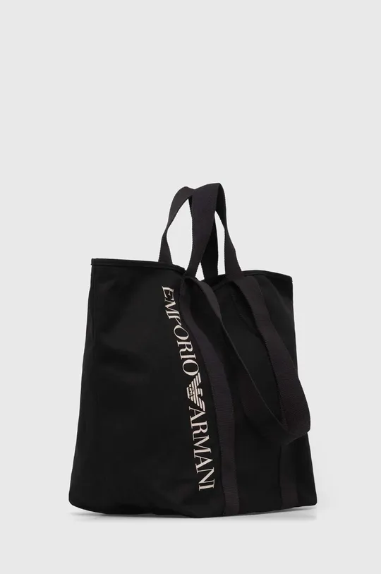 Βαμβακερή τσάντα Emporio Armani Underwear μαύρο