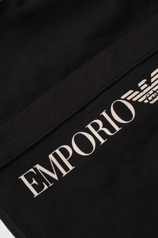 czarny Emporio Armani Underwear torba bawełniana