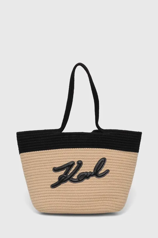 czarny Karl Lagerfeld torba plażowa Damski