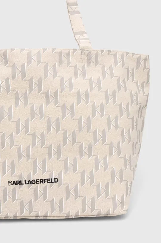 Bombažna torba Karl Lagerfeld 60 % Recikliran bombaž, 40 % Bombaž