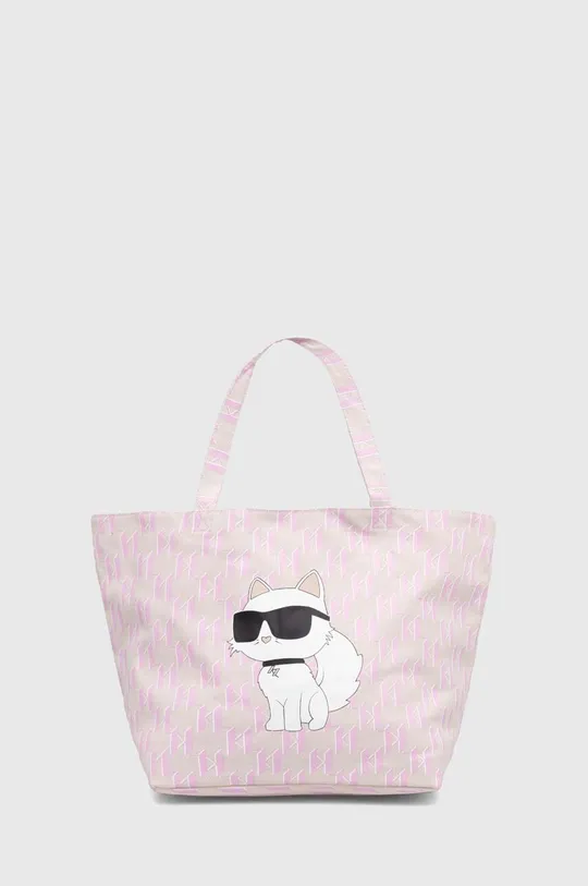 бежевый Хлопковая сумка Karl Lagerfeld Женский