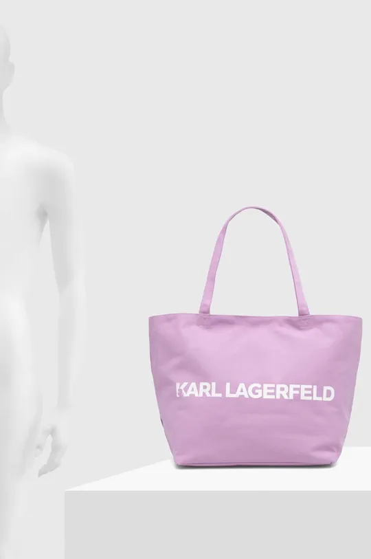 Karl Lagerfeld borsa a mano in cotone