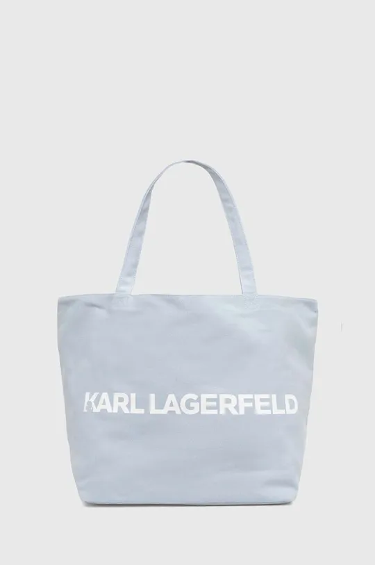 niebieski Karl Lagerfeld torebka bawełniana Damski