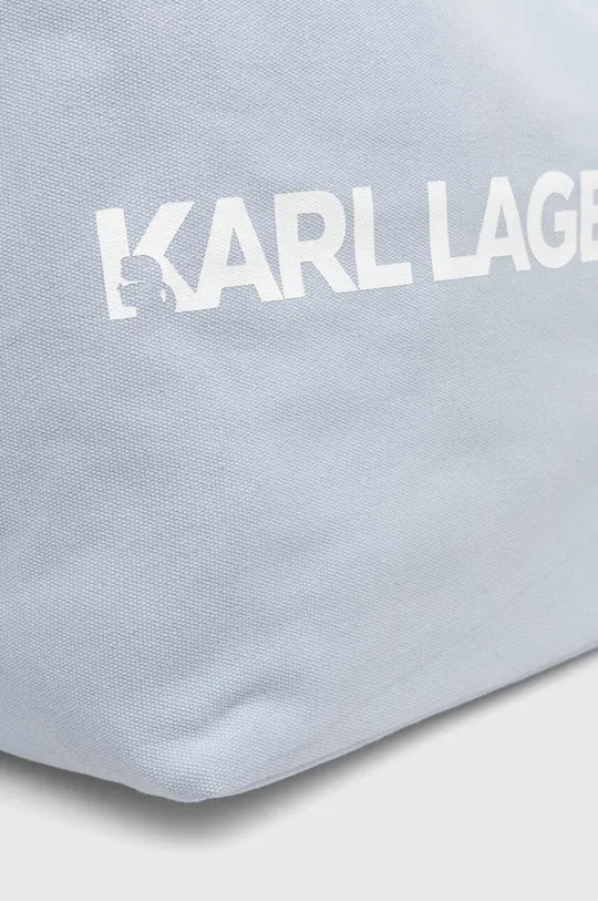 modra Bombažna torba Karl Lagerfeld
