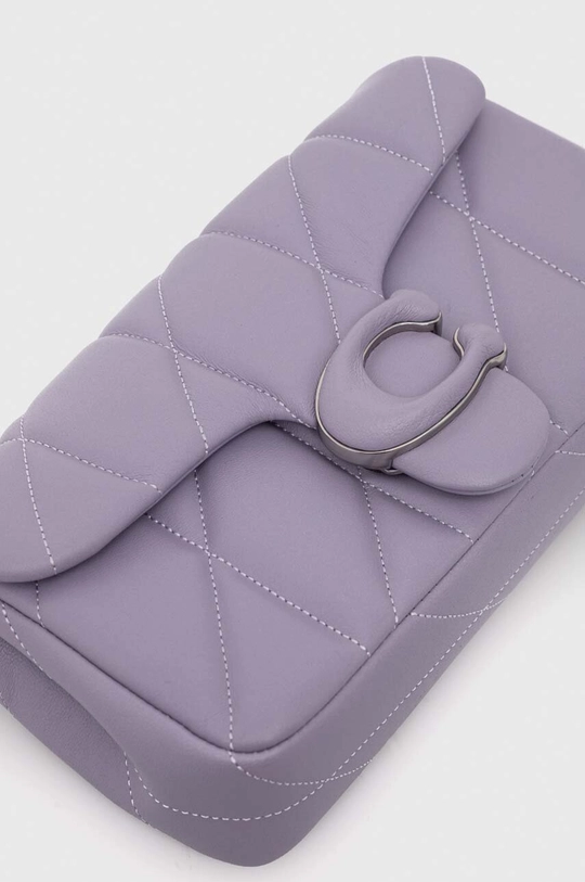 violetto Coach borsa a mano in pelle