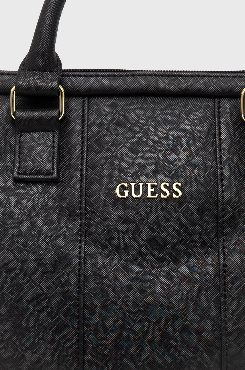 Сумка для ноутбука Guess колір чорний | ANSWEAR.ua