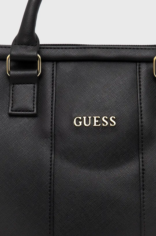 Τσάντα φορητού υπολογιστή Guess μαύρο