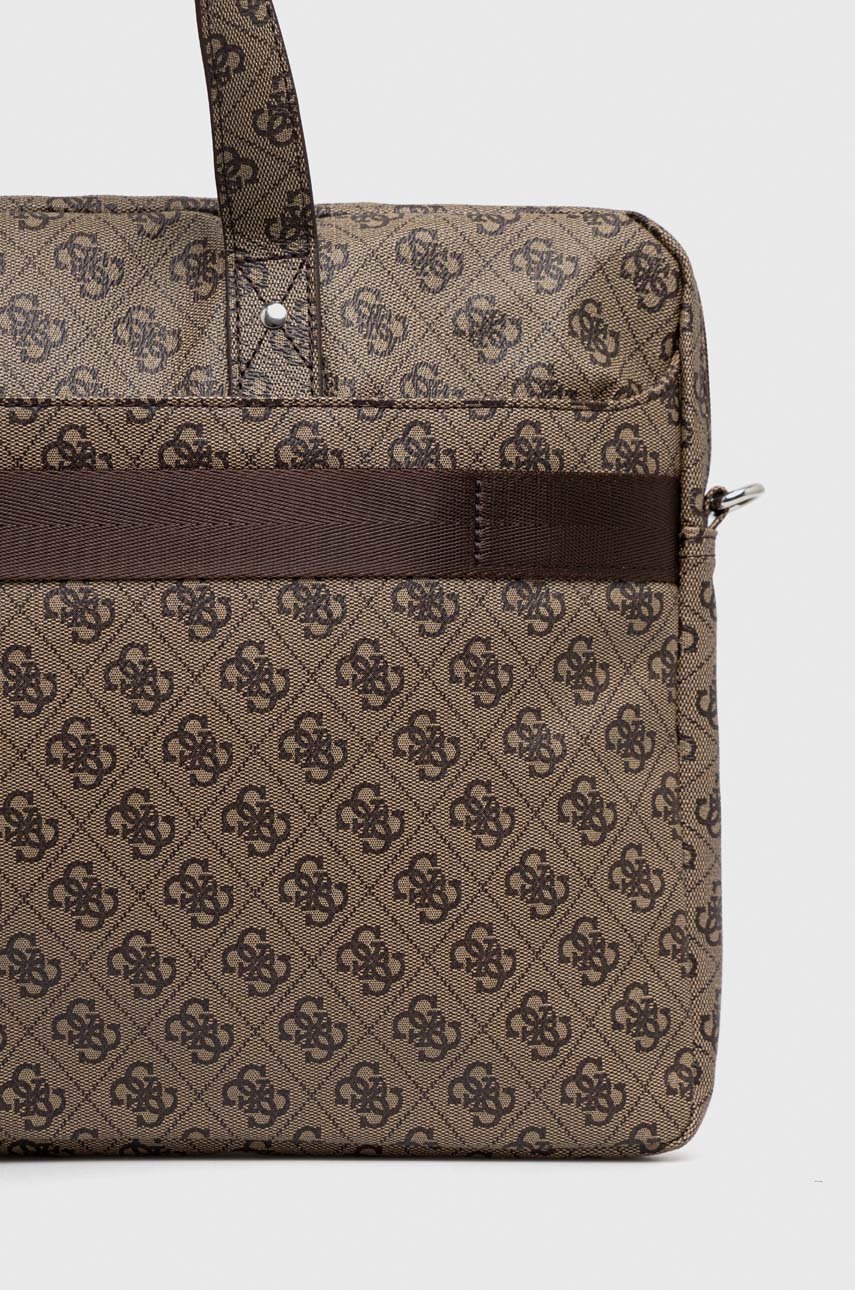 Сумка для ноутбука Guess 16" колір коричневий | ANSWEAR.ua