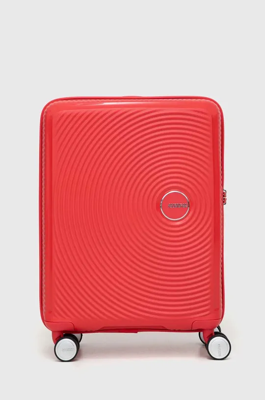 czerwony American Tourister walizka Unisex