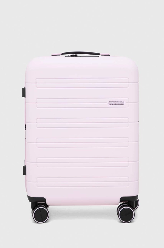 różowy American Tourister walizka Unisex