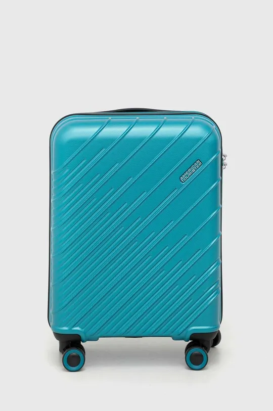 turkusowy American Tourister walizka Unisex