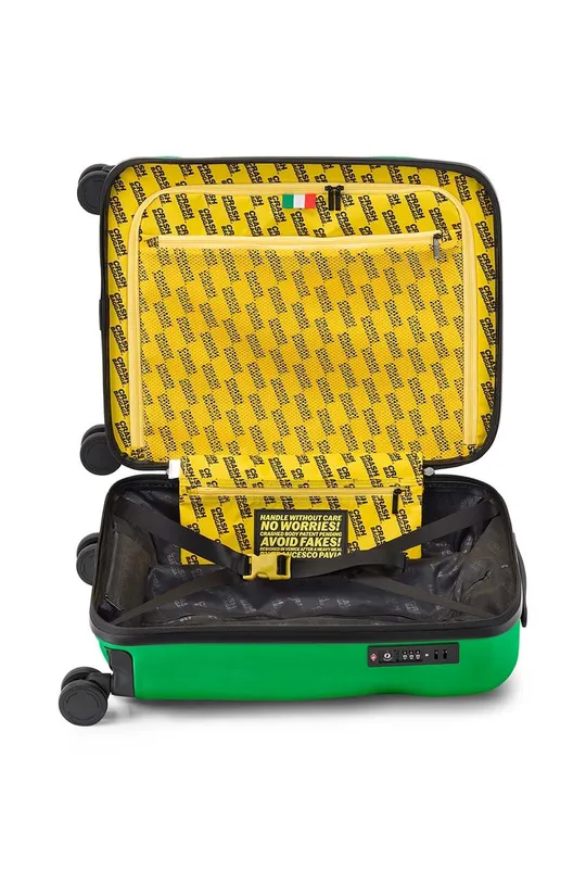 zöld Crash Baggage bőrönd ICON Small Size