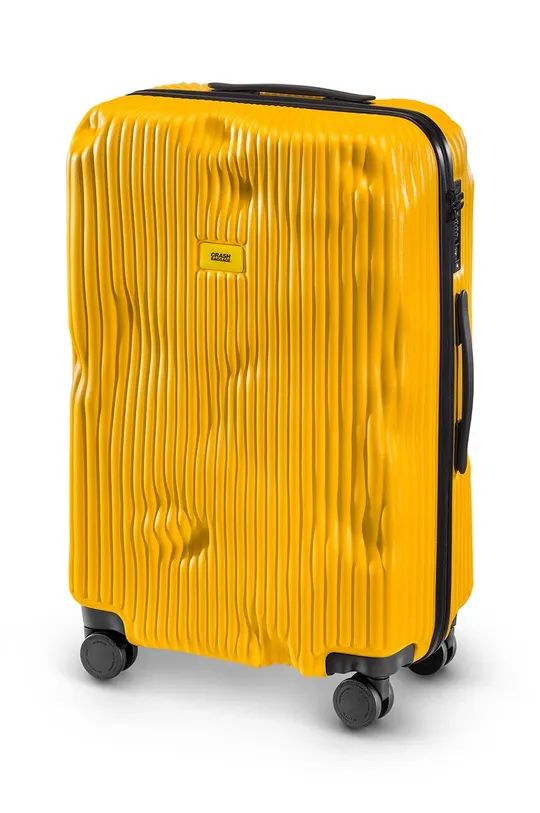Crash Baggage bőrönd STRIPE Medium Size sárga