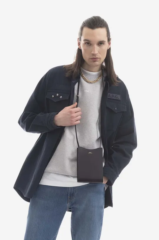 A.P.C. saszetka skórzana Neck Pouch Jamie PXB