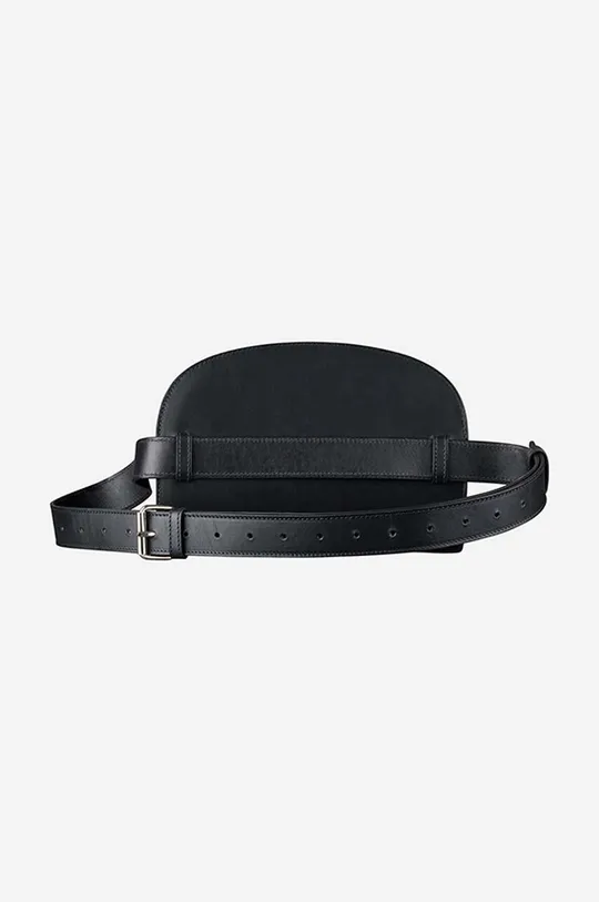 A.P.C. leather waist pack Sac Ceinture Demi Lune Homme  100% Natural leather