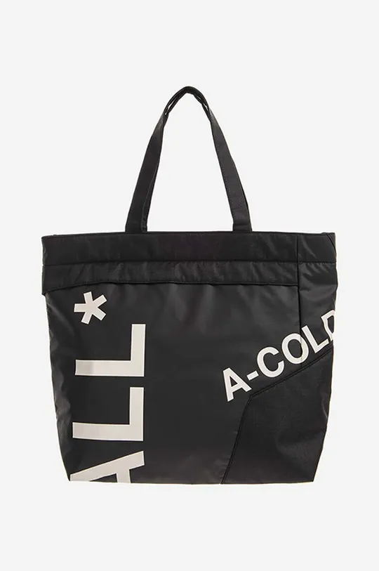 czarny A-COLD-WALL* torba Typographic Ripstop Tote Unisex