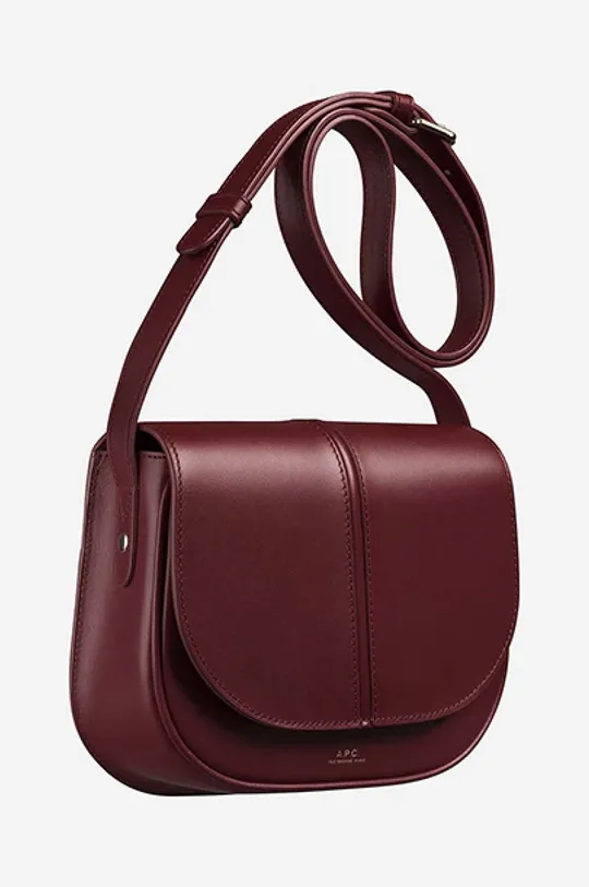 red A.P.C. leather handbag Betty