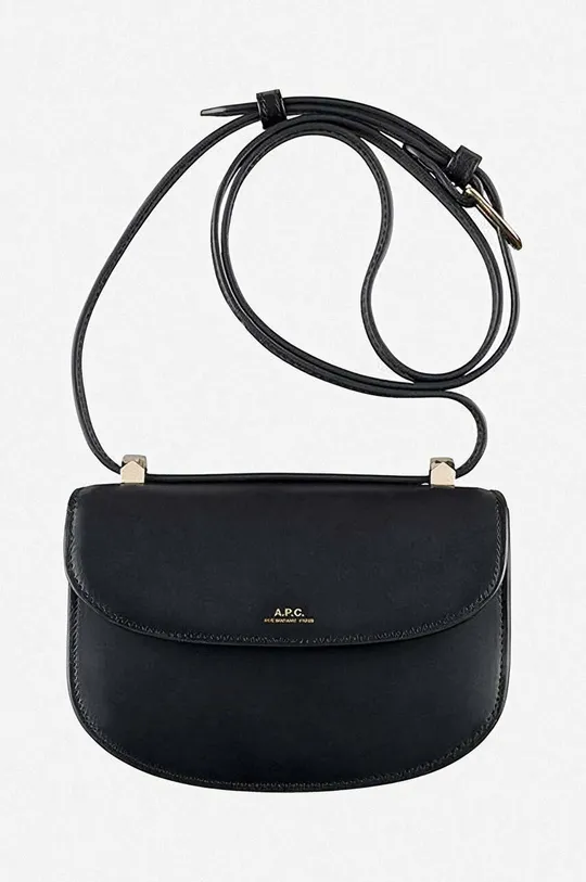 black A.P.C. leather handbag Geneve Mini Women’s